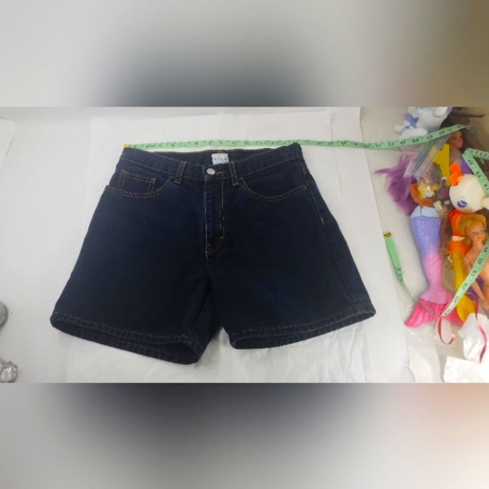 Calvin klein Jean Shorts Black Low Rider Size 6